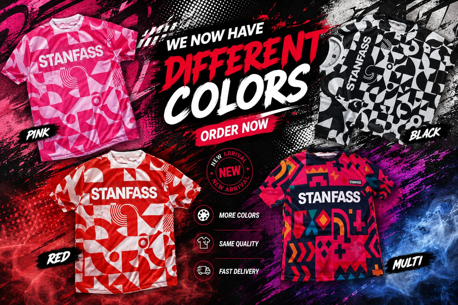 STANFASS Different Colours collection